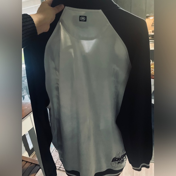 Ecko Unltd. Y2K Men's Navy and White Jacket Sz Medium - Picture 4 of 4